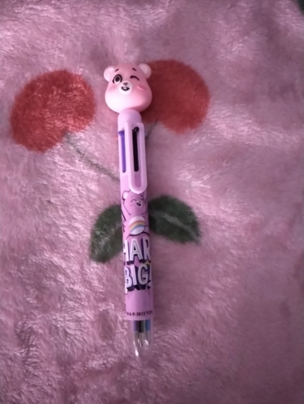 Pink Care Bear Pen
